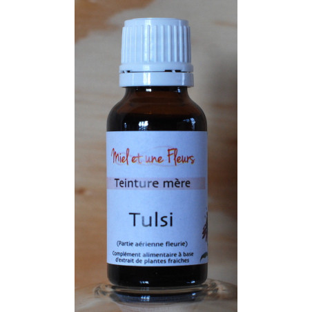 Alcoolature de Tulsi - Basilic sacré (Teinture-mère)