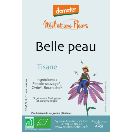 Tisane Belle peau : un soin par le drainage