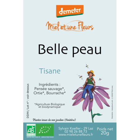 Tisane Belle peau : un soin par le drainage
